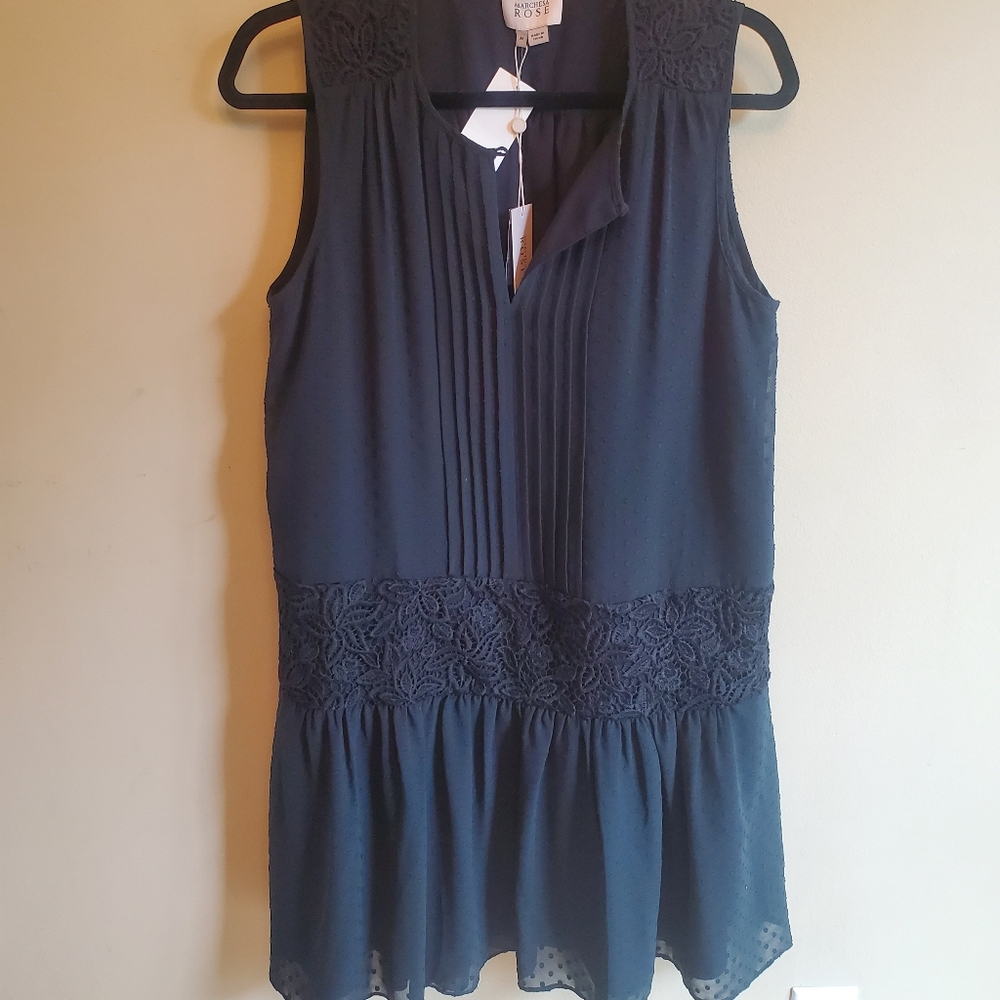 Marchesa Rosa dress/tunic, deep emerald color, size Medium